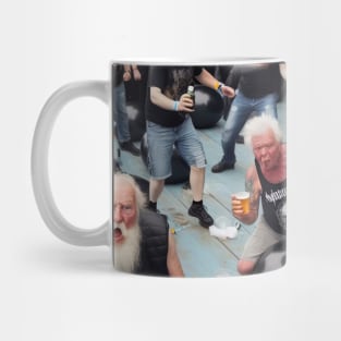 old people at a concert Mug